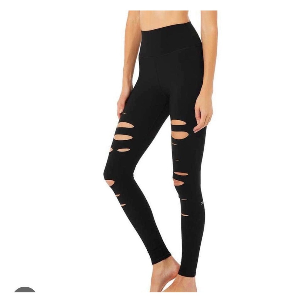 Alo Yoga Ripped Warrior women's leggings Sz XS